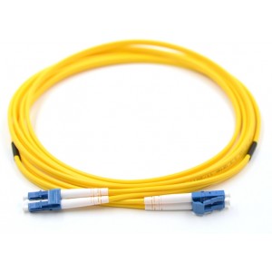 Fiber optic patch cords, singlemode Duplex LC-LC 2M