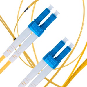 Fiber optic patch cords, singlemode Duplex LC-LC 1M