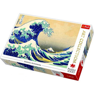 Trefl 10521 Puzzles - "1000 Art Collection" The Great Wave of Kanagawa / Bridgeman