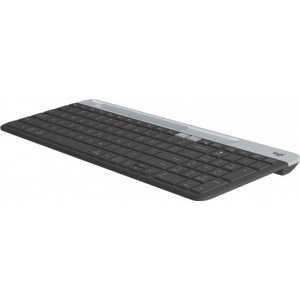 "Wireless Keyboard Logitech K580 Multi-Device, Ultra-slim,Ultra-quiet, Cradle, BT/2.4G , 2xAAA, Black
.                                                                                                                                                       