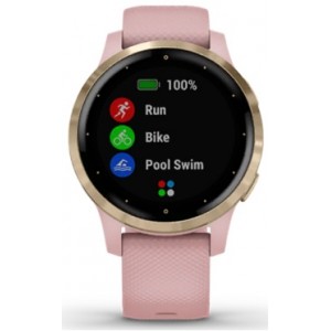 Garmin Vivoactive 4S, Dust Rose wich Light Gold Hardware