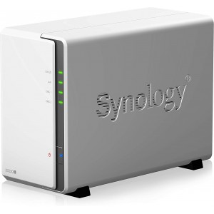   Synology DiskStation DS220j, 2-bay NAS Server for Personal/Home, CPU QuadCore 1.4GHz, 512MB DDR4, 2 x 3.5" or 2.5" SATA3, 2xUSB 3.0, Gigabit LAN (retelistica NAS pentru HDD/сетевой дисковый накопитель для HDD)