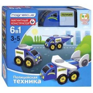 Magneticus constructor "Auto politie"