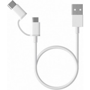 Xiaomi 2in1 Micro USB to Type C, 1M 