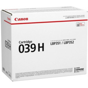 "Laser Cartridge Canon CRG-039 H
Toner Cartridge high yield for LBP352x, LBP351x (25.000 pgs based ISO/IEC 19752) "