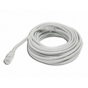 Patch cord cat.5E PP12-15M Grey,15 m, molded strain relief 50u" plugs