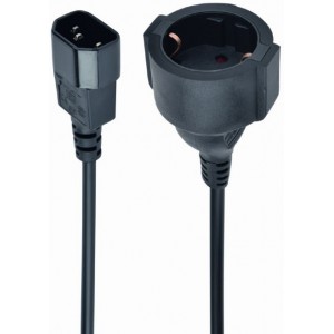 Power adapter cord  PC-SFC14M-01, C14 input and Schuko output, for UPS or PDU