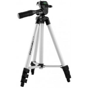 Tripod ESPERANZA CEDAR EF108,  Max. height - 106 сm, Min. height - 36 cm, Max. load weight - 2 kg,  3-way panhead, removable quick release plate, 4-section aluminum legs, Quick lever lock, Rubber leg tip, Weight: 500g