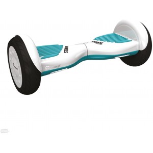 Skymaster Wheels Dual 11 Hoverboard, White/Mint, Wheel 10.0", Speeds of up to:15km/h, LG Battery capacity: up to 20km, Weight:10.8kg, Maximum load: 85kg, Power Wheels: 300W, Bluetooth (Speakers), Carry Bag, Taotao motherboard