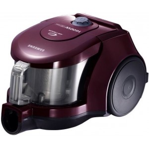 "Vacuum cleaner SAMSUNG VCC4325S3W/SBW
, 1600W power consumption, 350W suction power, 1,3L dust container capacity, microfilter, Normal/Carpet brush, crevice nozzle,upholstery nozzle, telescopic tube, wine "