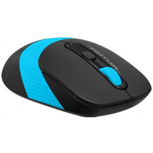 Wireless Mouse A4Tech FG10, Optical, 1000-2000 dpi, 4 buttons, Ambidextrous, 1xAA, Black/Blue, USB