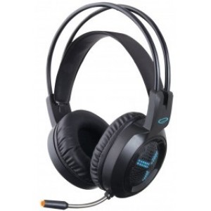 Headset Gaming Esperanza ASGARD EGH410, Blue LED backlight, 1x mini jack 3.5mm + 1x USB 2.0, Drivers 40mm, Volume control, Cable length 2m, Weight 290g
