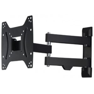 Hama 118101 FULLMOTION TV Wall Bracket, 1 Star, 200x200, 122cm (48"), 2 arms, black