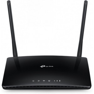 "4G LTE Wi-Fi AC Dual Band Router TP-LINK, ""Archer MR400"", 1167Mbps, 2x Detachable Antennas
//  Cutting-edge 4G network – share internet access with up to 64 Wi-Fi devices and enjoy download speeds of up to 150 Mbps
AC1200 Wi-Fi – creates simultaneous