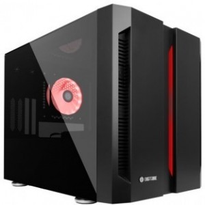 Case mATX Chieftec Chieftronic M1, w/o PSU, 1x120mm RGB, 2xUSB3.0, 2xUSB2.0, Temperd Glassl, Black