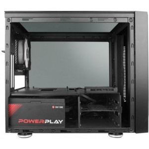 Case mATX Chieftec Chieftronic M1, w/o PSU, 1x120mm RGB, 2xUSB3.0, 2xUSB2.0, Temperd Glassl, Black