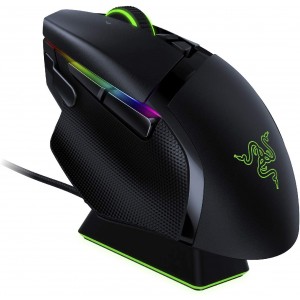 Mouse RAZER Basilisk Ultimate / Wireless Optical Gaming Mouse switches, 20000dpi, Razer™ Optical Mouse Switches  70 mln cycle, 11 programmable buttons, HyperSpeed Wireless technology, 100 hours of battery life, Optical sensor 5G, Up to 650 IPS / 50 g acce