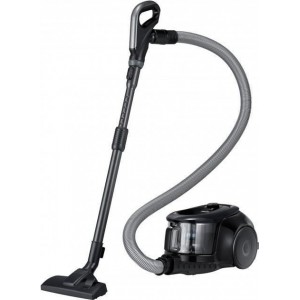 "Vacuum cleaner SAMSUNG VC18M21D0VG/UK
, 1800W power consumption, 380W suction power, 1.5 L dust container capacity, Hepa 11, Normal/Carpet brush, crevice nozzle, turbo brush, telescopic tube, black "