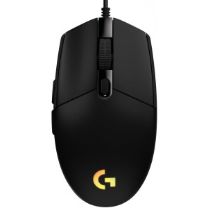 "Gaming Mouse Logitech G102 Lightsync, Optical, 200-8000 dpi, 6 buttons, Ambidextrous, RGB, Black USB
.                                                                                                                                                       