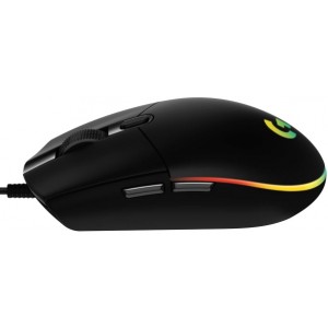 "Gaming Mouse Logitech G102 Lightsync, Optical, 200-8000 dpi, 6 buttons, Ambidextrous, RGB, Black USB
.                                                                                                                                                       