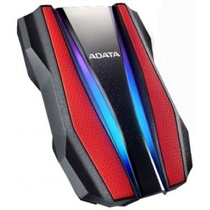 1.0TB (USB3.2) 2.5" ADATA HD770G RGB IP68 Rugged, Water/Shock/Dustproof, Red (AHD770G-1TU32G1-CRD) 