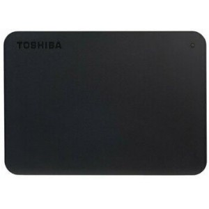 1.0TB (USB3.1) 2.5"  Toshiba Canvio Basics External Hard Drive (HDTB410EK3AA)", Black 