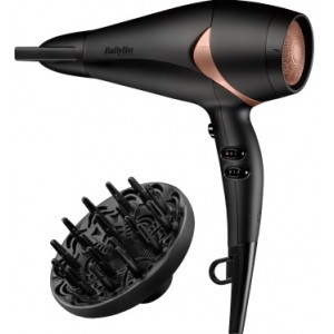 Фен Babyliss D566E, black gold 