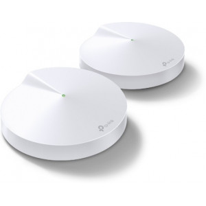 TP-LINK Deco M5 (2-pack)  AC1300 Mesh Wi-Fi System, 2 LAN/WAN Gigabit Port, 867Mbps on 5GHz + 400Mbps on 2.4GHz, 802.11ac/b/g/n, Wi-Fi Dead-Zone Killer, Seamless Roaming with One Wi-Fi Name, Antivirus, Parental Controls