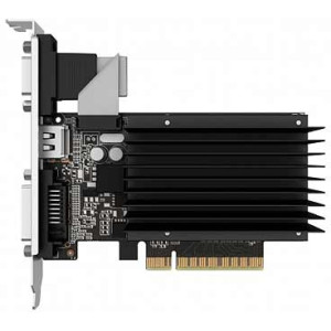   PALIT GeForce GT710 2GB GDDR3 (NEAT7100HD46H), 64-bit, GPU/Mem clock 954/1600MHz, PCI-Express 2.0, Dual VGA, D-Sub/DVI/HDMI (placa video/видеокарта)