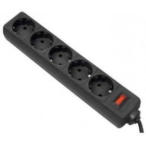 Surge Protector     for UPS,  1,8m, 5 Sockets, Ultra Power, black, UP3-B-1.8UPS 