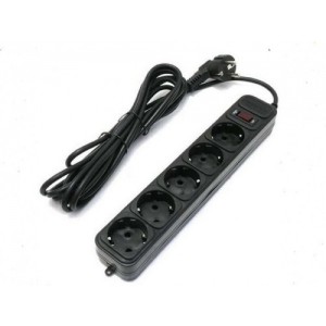 Surge Protector     for UPS,  1,8m, 5 Sockets, Ultra Power, black, UP3-B-1.8UPS 
