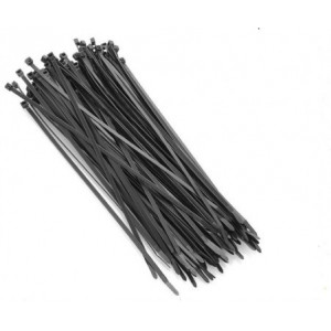 Cable Organizers (nylon ties) 150mm 3.6mm, bag of 100 pcs, Black,  APC Electronic 