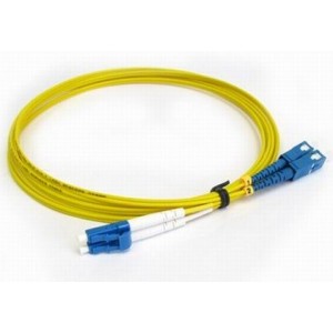 Fiber optic patch cords, singlemode Duplex LC-SC, 5m 