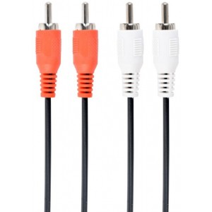Cable RCA*2 - RCA*2,  7.5m, Cablexpert, CCA-2R2R-7.5M