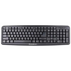 Keyboard Bosston K830 - Russian Layout / black, USB
