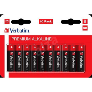 Verbatim Alcaline Battery AAA, 10pcs, Blister pack