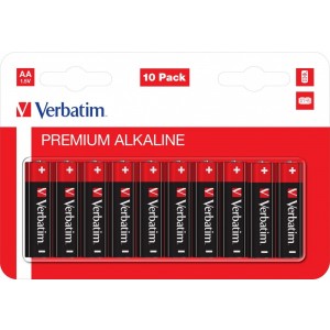 Verbatim Alcaline Battery  AA, 10pcs, Blister pack