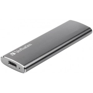 M.2 External SSD 480GB  Verbatim Vx500 USB 3.1 Gen 2, Sequential Read/Write: up to 500/430 MB/s, Windows®, Mac, PS4 and Xbox One compatible, Light, Portable, Durable, Ultra-compact aluminum housing, Low power consumption