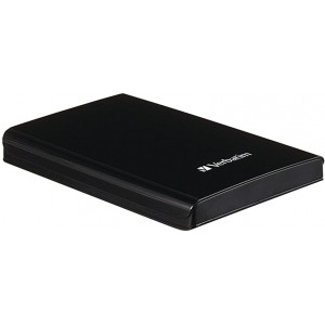 2.5" External HDD 1.0TB (USB3.0)  Verbatim "Store 'n' Go", Black, Nero Backup Software, Green Button Energy Saving Software