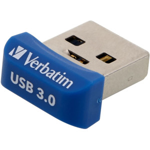 32GB USB3.0  Verbatim Store 'n' Stay NANO, Blue, Ultra-small, (Read 80 MByte/s, Write 25 MByte/s)