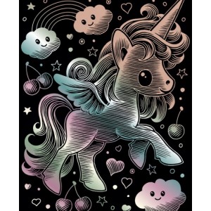 SEQUIN ARTFOIL - HOLOGRAPHIC UNICORN