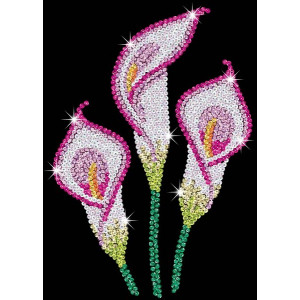 SEQUIN ART PURPLE CALLA - LILY