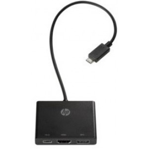 HP USB-C to Multi-Port Hub - 1 х HDMI, 1 х USB-C™, 1 х USB port.