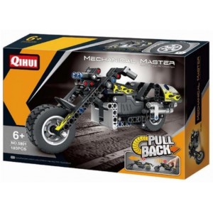 Constructor QiHui Pull Back Motorbike 183 pcs (5801)