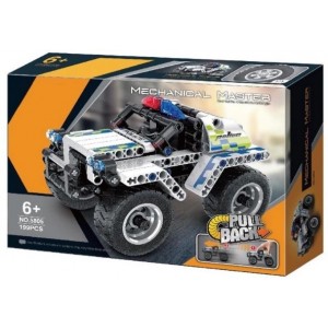 Constructor QiHui Pull Back Police Car 199 pcs (5805)