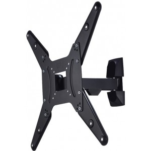 FULLMOTION TV Wall Bracket, 1 Star, 400x400, 165 cm (65"), 1 Arm, black