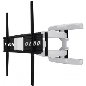 FULLMOTION TV Wall Bracket, 5 stars, 229 cm (90"), black/white
