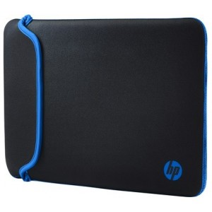 15.6" NB Bag - HP 15.6 Black/Blue Chroma Sleeve, reversible, zipper-less design.
