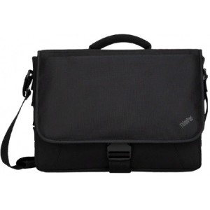 15.6" Lenovo ThinkPad - Essential Messenger by Targus, Lightweight and durable water-repellent nylon materials, Black.