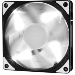 120mm Case Fan - DEEPCOOL Gamer Storm TF series "TF 120S WHITE", 120x120x25mm, 500-1800rpm, <17.6~31.3dBa, 64.4 CFM, Hydro Bearing, Radiator fan, 4Pin, PWM, MTBF >40000 hours,White